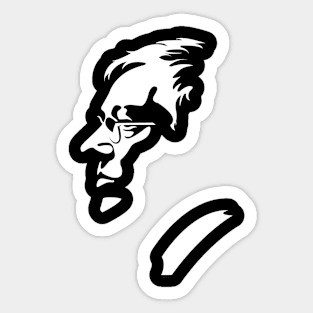 Sir Alex Ferguson Illustration Sticker